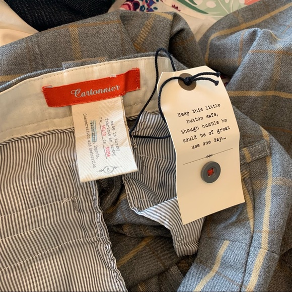 Anthropologie Cartonnier wide leg pedal pushers - Picture 6 of 7